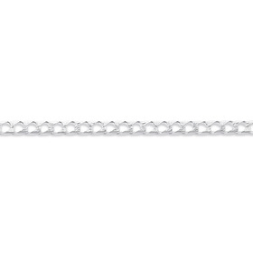 Sterling-Silver-19cm-Square-Curb-Bracelet on sale