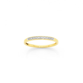 9ct-Diamond-Band on sale