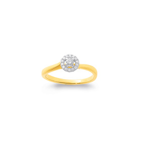 9ct-Diamond-Halo-Ring-TDW16ct on sale