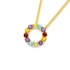 9ct-Gemstone-Pendant on sale