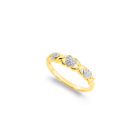 9ct%2C+Diamond+Hearts+Ring