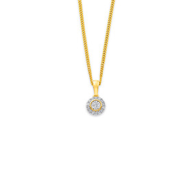 9ct%2C+Diamond+Circle+Pendant