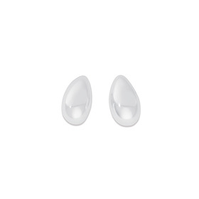 Sterling-Silver-Large-Puff-Waterdrop-Studs on sale