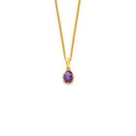 9ct-Amethyst-Pendant on sale