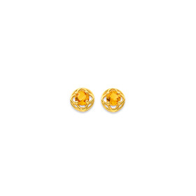 9ct-Citrine-Celtic-Design-Studs on sale