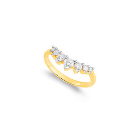 10ct-Gold-Element-Lab-Diamond-Band on sale