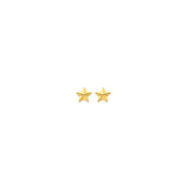 9ct-Faceted-Star-Earrings on sale