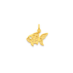9ct-Gold-Fish-Charm on sale