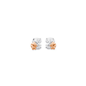 Sterling-Silver-RGP-Mother-Baby-Elephant-Studs on sale