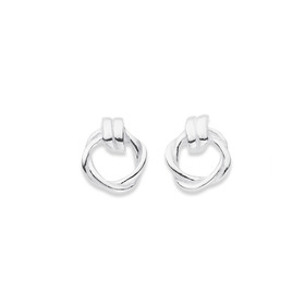 Sterling-Silver-Circle-Studs on sale