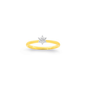 9ct-6-Claw-Diamond-Illusion-Set-Solitaire-Ring on sale