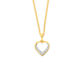9ct-Open-Heart-Diamond-Pendant on sale