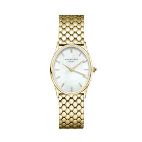 Rosefield+The+Oval+Pearl+Gold+Ladies+Watch+OWGSG-OV01