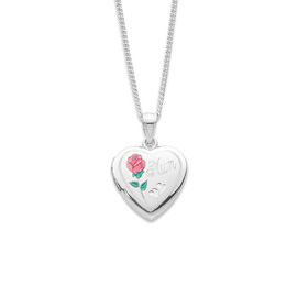 Sterling-Silver-Rose-Locket on sale