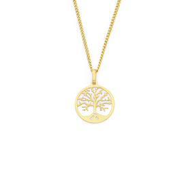 9ct-Gold-Open-Circle-Tree-of-Life-Pendant on sale