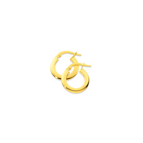 9ct-Knife-Edge-Hoops on sale