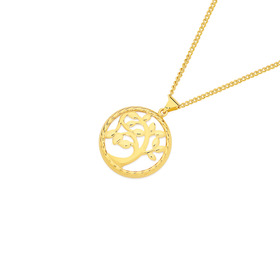 9ct-Open-Circle-Tree-of-Life-Pendant on sale
