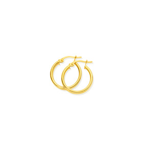 9ct-15mm-Square-Hoop-Earrings on sale