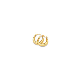 9ct-8mm-Polished-Creole-Earrings on sale