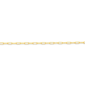 9ct-185cm-Solid-Paperclip-Bracelet on sale