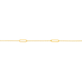 9ct-19cm-Multi-Paperclip-Trace-Bracelet on sale