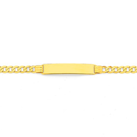 9ct-19cm-Solid-Curb-Identity-Bracelet on sale