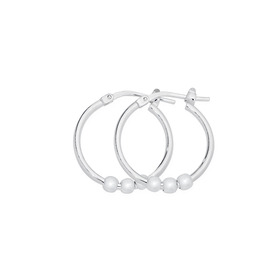 Sterling-Silver-15mm-Ball-Hoops on sale