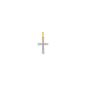 9ct-Diamond-Mini-Cross-Pendant on sale