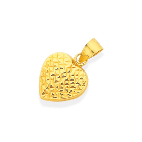 9ct-Heart-Pendant on sale