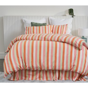 Design-Republique-100-Cotton-Flannelette-Candy-Stripe-Duvet-Cover on sale