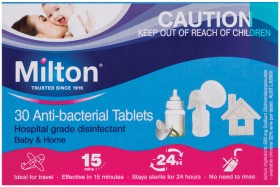 Milton-Anti-Bacterial-Tablets-30-Pack on sale