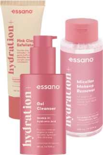 Essano-Hydration-Gel-Cleanser-140ml-Exfoliator-100ml-or-Micellar-Water-400ml on sale