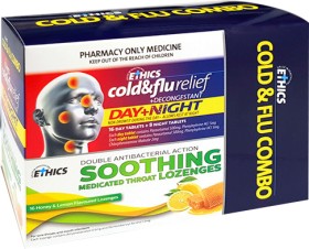 Ethics-ColdFlu-Day-NightLozenges-Combo on sale