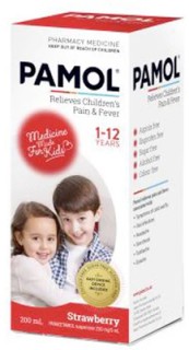 Pamol-250mg5ml-All-Ages-Strawberry-Colour-Free-200ml-limit-2 on sale