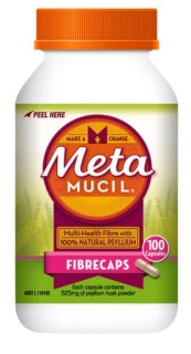 Metamucil-Daily-Fibre-Supplement-Fibre-Caps-100-Capsules on sale