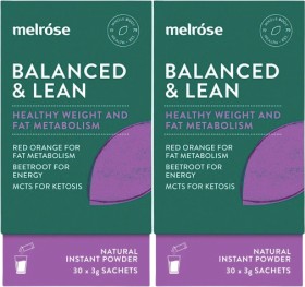 Melrose-Essential-Nutrients-Balanced-and-Lean-Stick-30x3g on sale