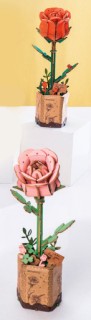 Robotime-Wooden-Bloom-Rose-Single-Stem on sale