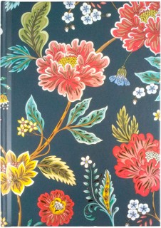 WHSmith-A5-Floral-Casebound-Notebook on sale