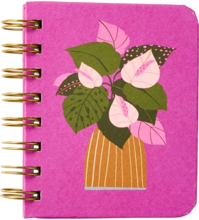 NEW-WHSmith-Wild-Botanical-A7-Notebook on sale