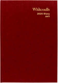 NEW-Whitcoulls-A41-2025-Diary-Red on sale