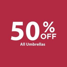 50-off-All-Umbrellas on sale