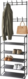 Home-Essentials-Garment-Rack-with-Shelves on sale