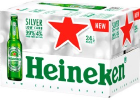Heineken-Silver-Low-Carb-24-x-330ml-Bottles on sale