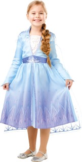 Disney-Elsa-Frozen-2-Classic-Kids-Costume-Blue on sale