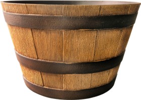 Northcote+Pottery+39cm+Whiskey+Barrel+Planter