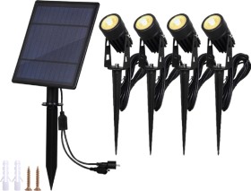 Gardengi+400+Lumens+LED+Solar+Spotlight+Pack+of+4