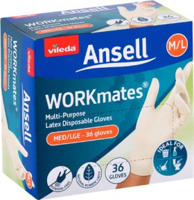 Vileda-Latex-Disposable-Gloves-Pack-of-36 on sale