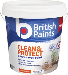 British+Paints+10L+%26lsquo%3BClean+%26amp%3B+Protect%26rsquo%3B+Interior+Paint