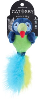 NEW+Paws+%26amp%3B+Claws+Rattle+Belly+Bird+Plush+Toy