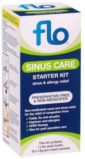 Flo+Sinus+Care+Start+Kit+12xSach+Bottle